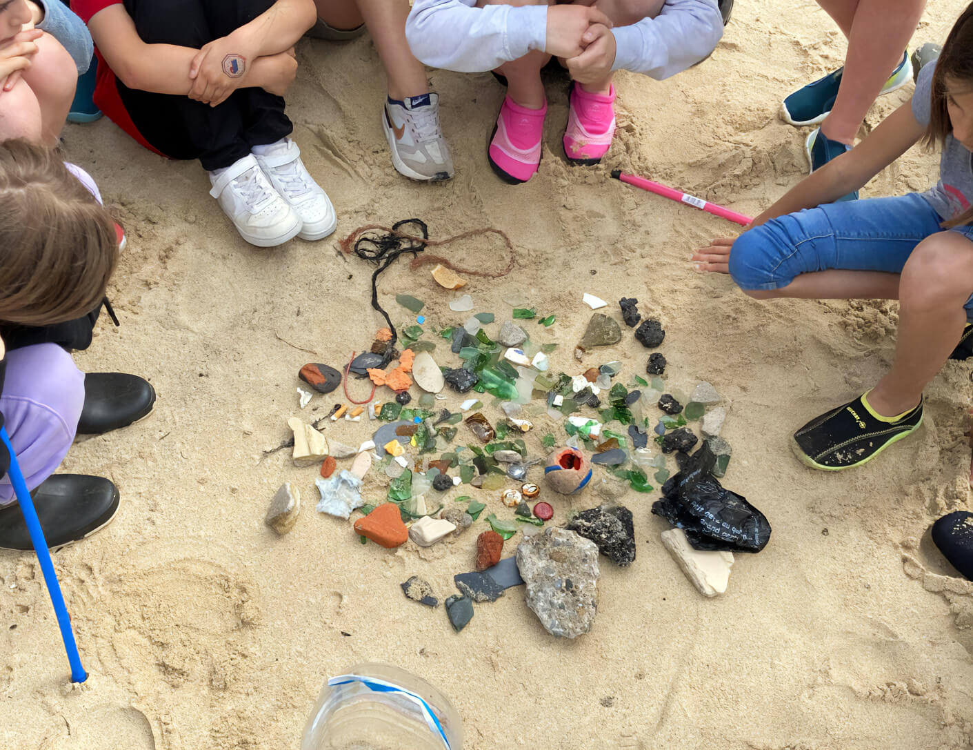 Enfants en activité scolaire
